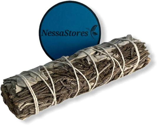 NESSASTORES - White Sage + Lavender Smudge Incense 5" Bundle #JC-182 (20 pcs)