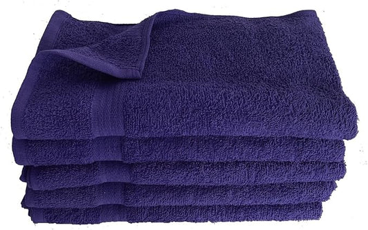 Towel Supercenter 16X27 Salon Hand Towels Colors (36Pack, 60Pack, 120Pack) 100 Percent Cotton for Hair Salons, Nail Salons, Tanning Salons, Bathroom from Towelsupercenter (Navy Blue, 36)